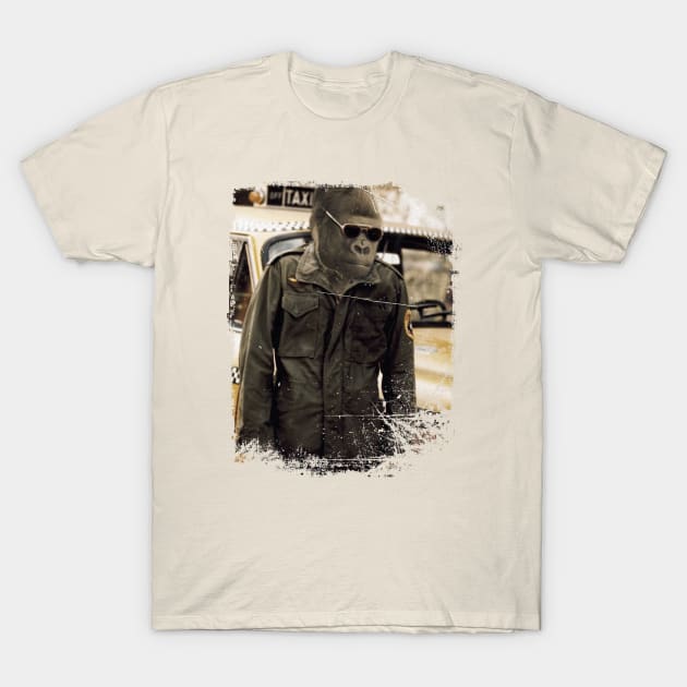 Gorilla taxi driver T-Shirt by spicytees